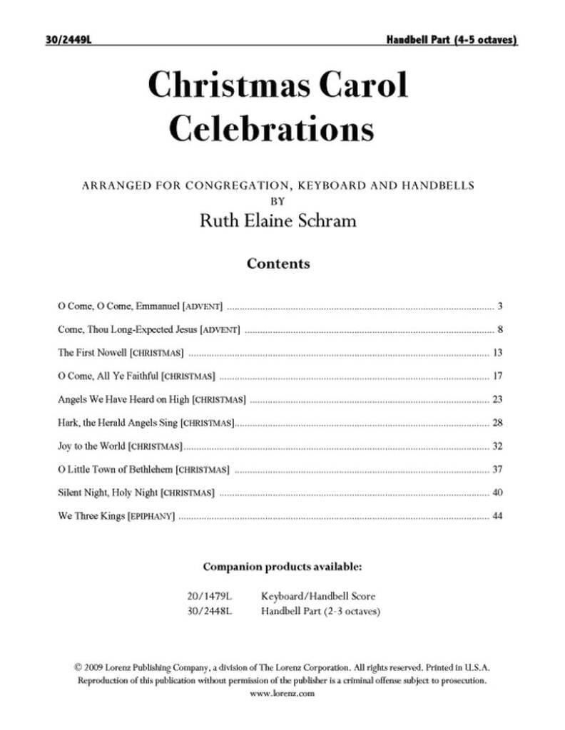 Christmas Carol Celebrations